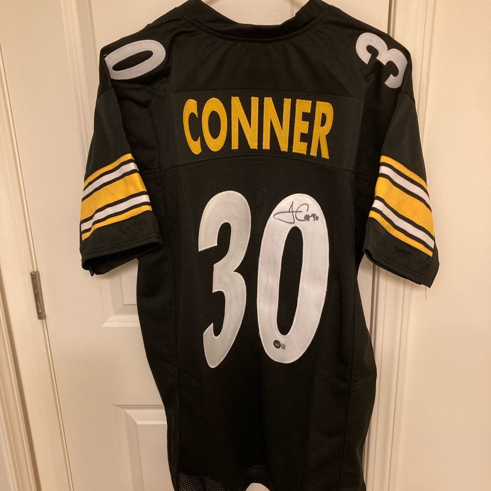 James Connor Autographed Steeler Style Jersey